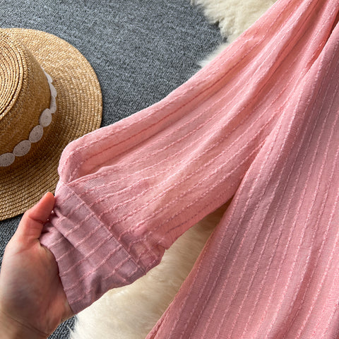Loose Shirt&Wide-leg Shorts 2Pcs