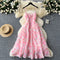 Fairy 3d Pink Rose Slip Dress