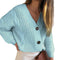 Bright Color Twisted Thick Thread Cardigan