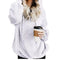 Hooded Drawstring Fleece Sweatshirt