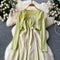 Cardigan&Chiffon Slip Dress 2Pcs