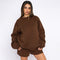 Oversized Sweatshirt&Shorts Sportswear 2Pcs