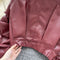 Punk Style Solid Color Short Jacket