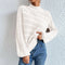 Slant Twisted Knitted Loose-fit Sweater