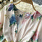 Niche V-neck Floral Fishtail Dress