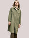 British Style Solid Color Coat