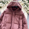 Solid Color Padded Puffy Jacket