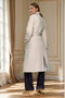 Thickened Lapel Extra-long Trench Coat