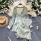 Irregular Design Gown&Slip Dress 2Pcs