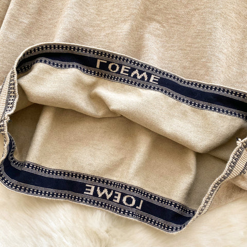 LOGO Embroidered Sweater&Trousers 2Pcs