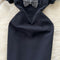 Vintage Bow Hollowed Black Dress