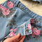 Camisole&Skirt Floral Denim 2Pcs