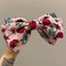 French Vintage Rose Bow Hair Clips