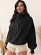 Drawstring Kangaroo Pocket Hooded Sweatshirt