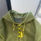 Niche Army Green Hooded Outwear