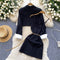 Short Blazer&Slip Dress High-end 2Pcs