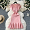 Elegant V-neck Fishtail Knitted Dress