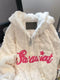 Oversized Monogrammed Hooded Cotton Jacket