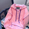 Niche Color-blocking Pink Sweatshirt