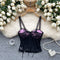 Hottie Lace Patchwork Fishbone Camisole