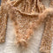 Party Furry Patchwork Sequined Jumpsuits