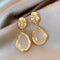 Ancient Style Water Drop Irregular Earrings