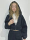 Oversized Elastic Pendulum Hooded Sweatshirt