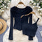 Padded Camisole&Cardigan 2Pcs