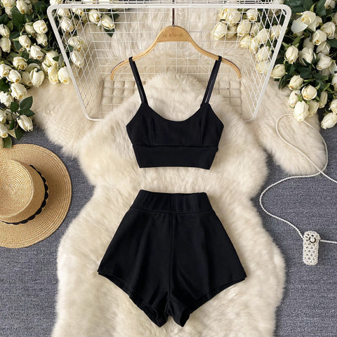 Camisole&Shorts Soft Sportswear 2Pcs