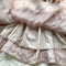 Lace Patchwork Glossy Satin Dress