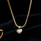 Sweet Heart Simple Collarbone Chain