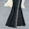 One-shoulder Sequined Black Party Dress