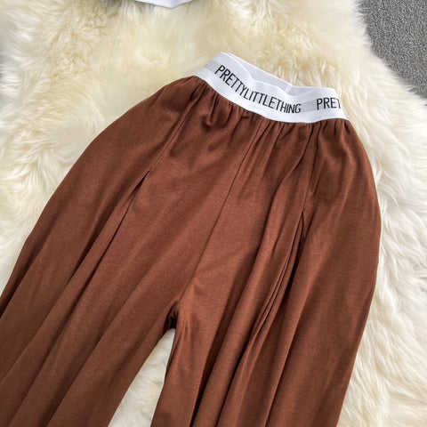 Short Top&Trousers Elastic 2Pcs