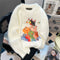 Japanese Style Cartoon Embroidered Sweater