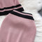 Knitwear&Skirt Color Blocking Sportswear 2Pcs