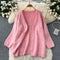 Halter Top&Cardigan&Skirt Knitted 3Pcs