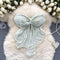 Fairy Strapless Bow-tie Lace Top