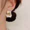 Metal Petal Fashion Luxury Earrings