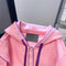 Niche Color-blocking Pink Sweatshirt