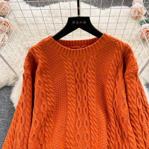 Thermal Sweater&Skirt Twisted 2Pcs