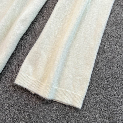 Sweater&Trousers White Sportswear 2Pcs