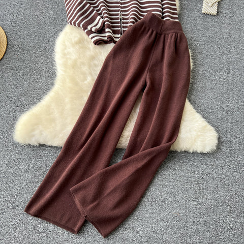 Striped Hoodie&Trousers Casual 2Pcs
