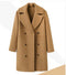 Premium Double-breasted Tweed Trench Coat