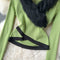 Niche Cross Furry Neckline Knitwear