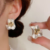 Metal Petal Fashion Luxury Earrings