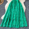 French Style Beaded Chiffon Dress