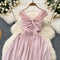 Fairy Knotted Mesh Chiffon Dress