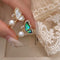 Butterfly Pearl Opening Index Finger Ring