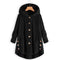 Irregular Design Hooded Fleece Coat