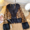 Hottie Leopard Printed Fringed Jacket